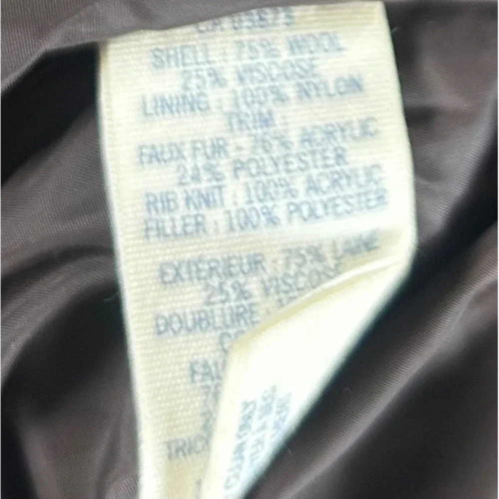 American Eagle Outfitters‎ Mens Brown Herringbone Quilted Vest Size Medium